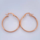 Candongas Nati 1.75gr / 1 in / Oro Rosa 18K $