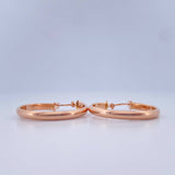 Candongas Nati 1.75gr / 1 in / Oro Rosa 18K $