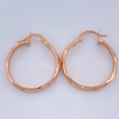 Nia Hoop Earrings 1.1gr / 1in / 18K Gold $