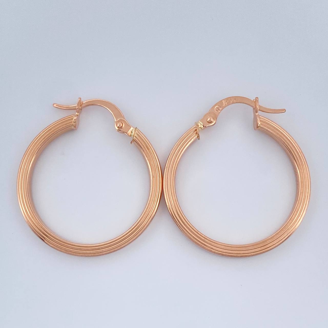 Candongas Andy 1.65gr / 1 in / Oro Rosa 18K $