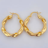 Candongas Demi 3.35gr / 1 in / Oro Amarillo 18K $