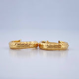 Candongas Kuki 0.9gr / 1/2 in / Oro Amarillo 18K $