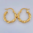 Candongas Nana 1.65gr / 3/4 in / Oro Amarillo 18K $