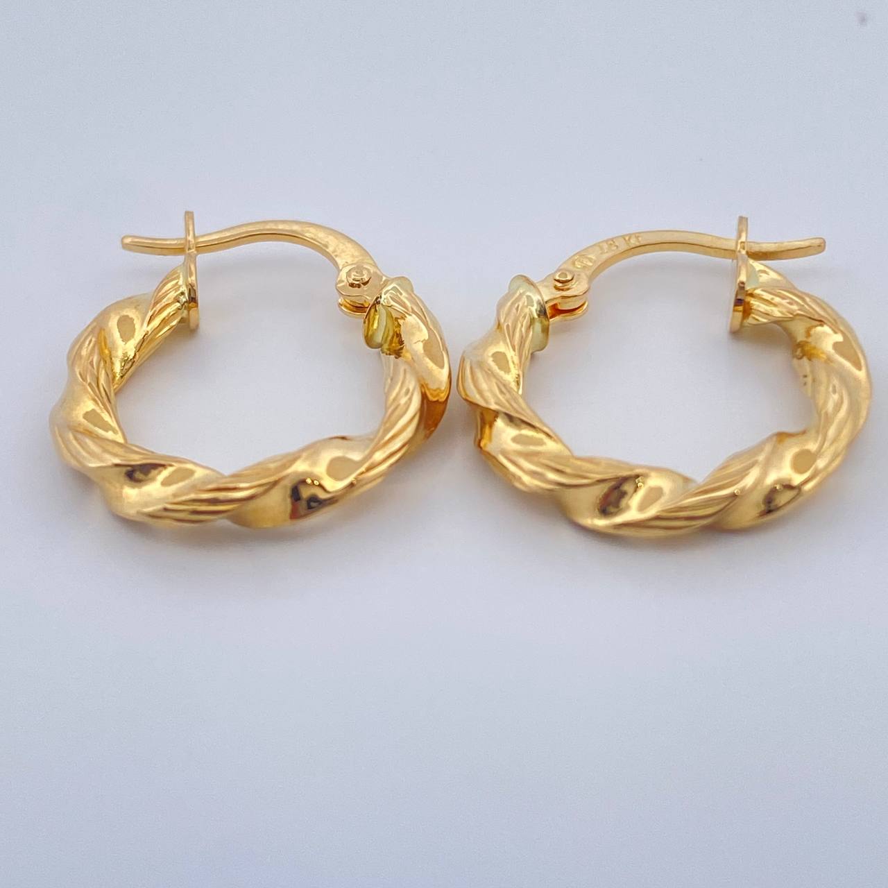 Candongas Nana 1.65gr / 3/4 in / Oro Amarillo 18K $