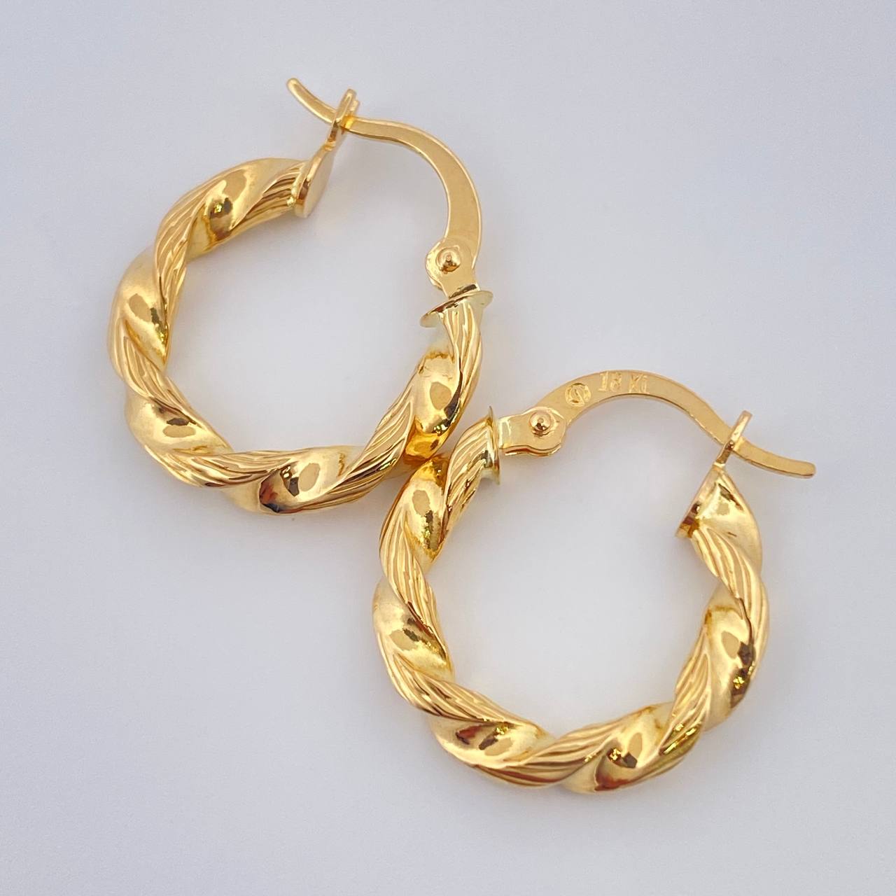 Candongas Nana 1.65gr / 3/4 in / Oro Amarillo 18K $
