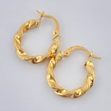 Candongas Nana 1.65gr / 3/4 in / Oro Amarillo 18K $