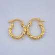 Candongas Carly 0.9gr / 1/2 in / Oro Amarillo 18K $