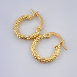 Candongas Carly 0.9gr / 1/2 in / Oro Amarillo 18K $
