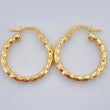 Candongas Iris 1.4gr / 3/4 in / Oro Amarillo 18K $