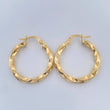 Candongas Kari 2.2gr / 1 in / Oro Amarillo 18K $