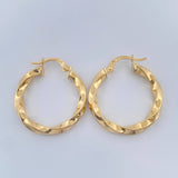 Candongas Kari 2.2gr / 1 in / Oro Amarillo 18K $