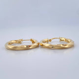 Candongas Kari 2.2gr / 1 in / Oro Amarillo 18K $