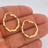 Candongas Kari 2.2gr / 1 in / Oro Amarillo 18K $