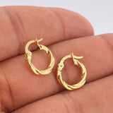 Candongas Kari 0.9gr / 1/2 in / Oro Amarillo 18K $