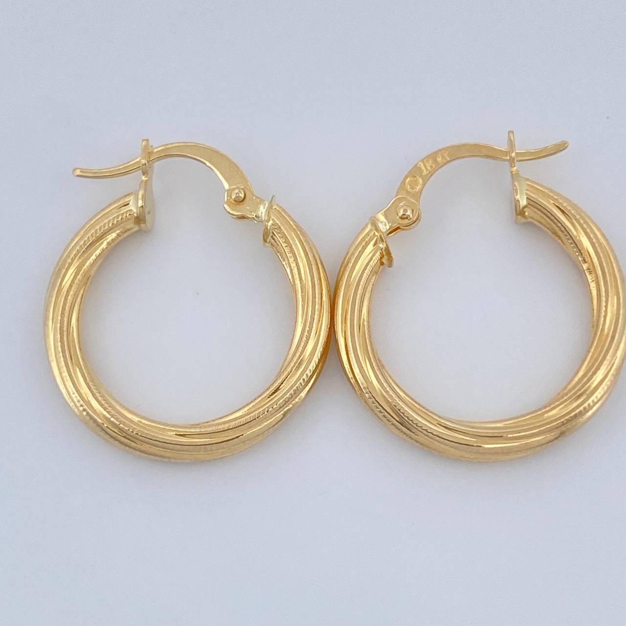 Candongas Lola 1.8gr / 3/4 in / Oro Amarillo 18K $