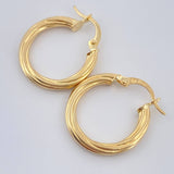 Candongas Lola 1.8gr / 3/4 in / Oro Amarillo 18K $