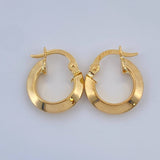 Candongas Clau 1.15gr / 1/2 in / Oro Amarillo 18K $