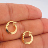 Candongas Clau 1.15gr / 1/2 in / Oro Amarillo 18K $