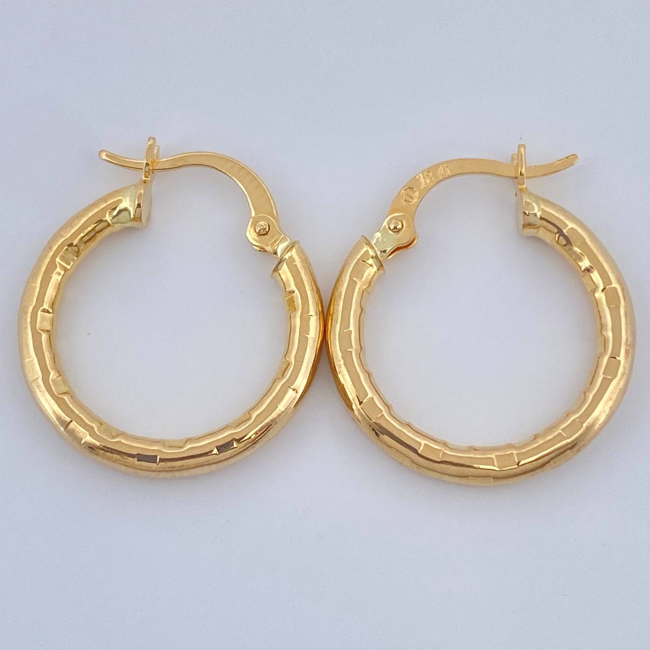 Candongas Lucero 1.65gr / 3/4 in / Oro Amarillo 18K $