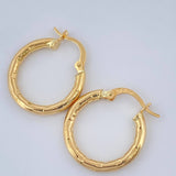Candongas Lucero 1.65gr / 3/4 in / Oro Amarillo 18K $