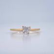 Anillo Solitario Corazon 1.3gr / T6 1/2 / Oro Amarillo 18K $
