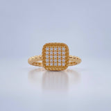 Anillo Cuadrado 2.2gr / T5 3/4 / Oro Amarillo 18K $