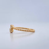 Anillo Corazones 1.55gr / T6 / Oro Amarillo 18K $