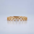 Anillo Corazones 1.2gr / T6 / Oro Amarillo 18K $