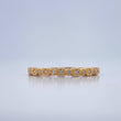 Anillo Argolla Churumbela Cuadros 1.55gr / T6 1/2 / Oro Amarillo 18K $