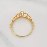 Anillo Tiara 15s 1.8g / T7 Oro Amarillo 18K