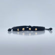 Pulsera Tejida Negra 0.2gr / Oro Amarillo 18K &