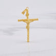 Dije Cruz Cristo 1.6g / 2 in Oro Amarillo 18K