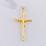Dije Cruz Cristo 1.6g / 2 in Oro Amarillo 18K
