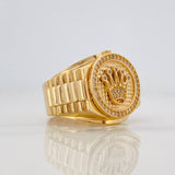 Crown Ring 9.55g / T10 Yellow Gold 18K