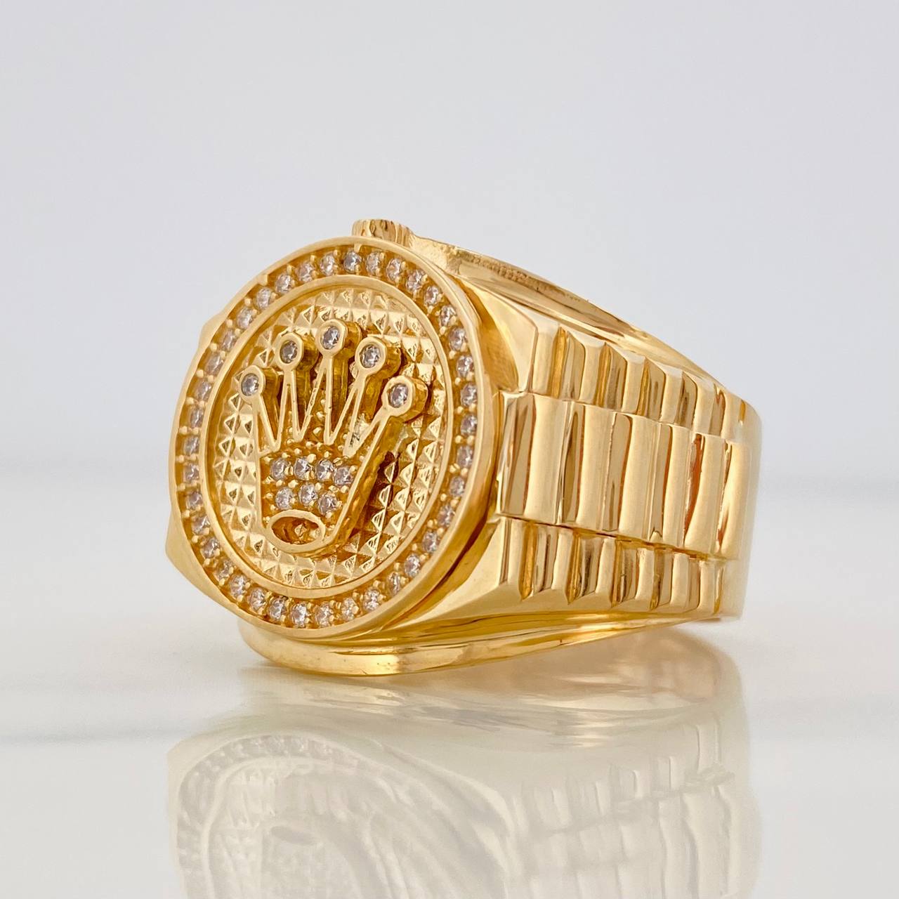 Crown Ring 9.55g / T10 Yellow Gold 18K