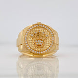 Crown Ring 9.55g / T10 Yellow Gold 18K