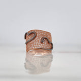 Hearts Ring 8g / T6 3/4 Two-Tone Black Rose 18K