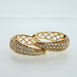 Candongas Daly Basteada 2.5gr / 1/2 in / Oro Amarillo 18K &