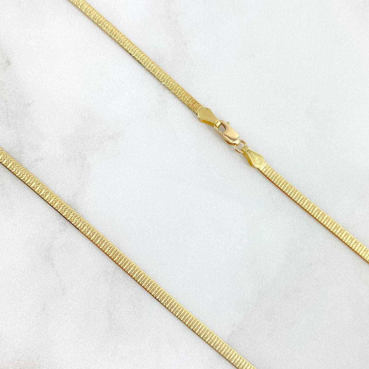 Herringbone Chain Diamond Cut 6.5gr / 45cm / 2.9mm Yellow Gold +3 ©