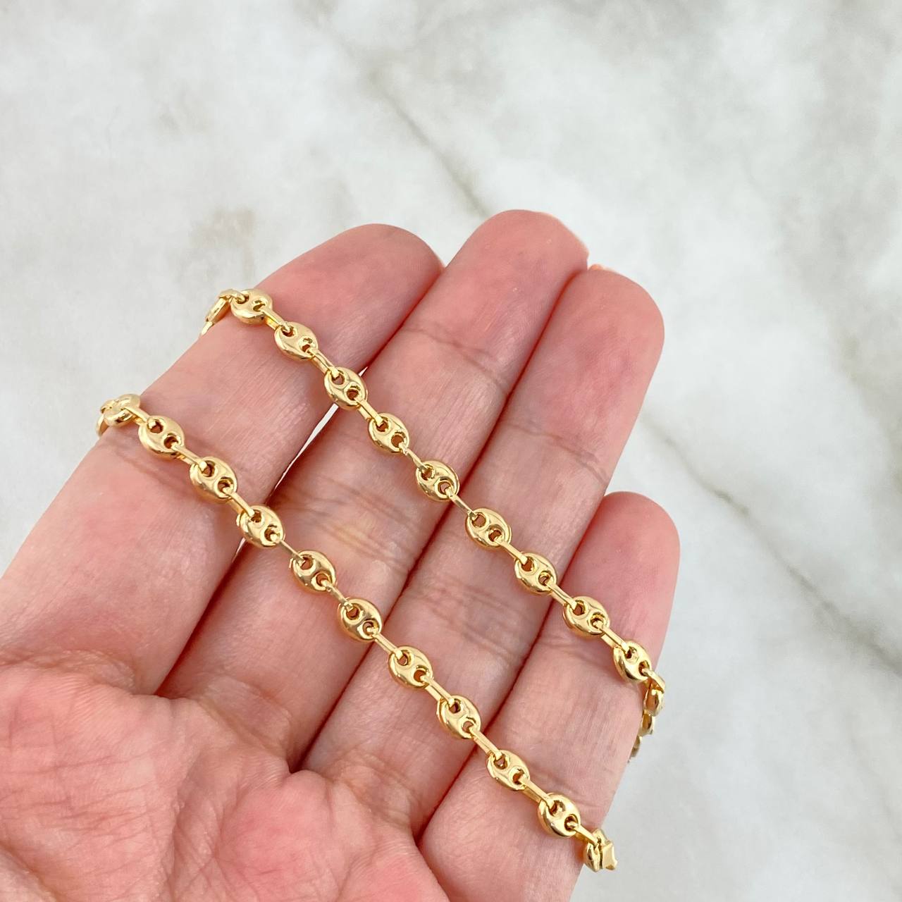 Ankle bracelet GC 4.6gr / 26cm / 4.4mm Yellow Gold ©