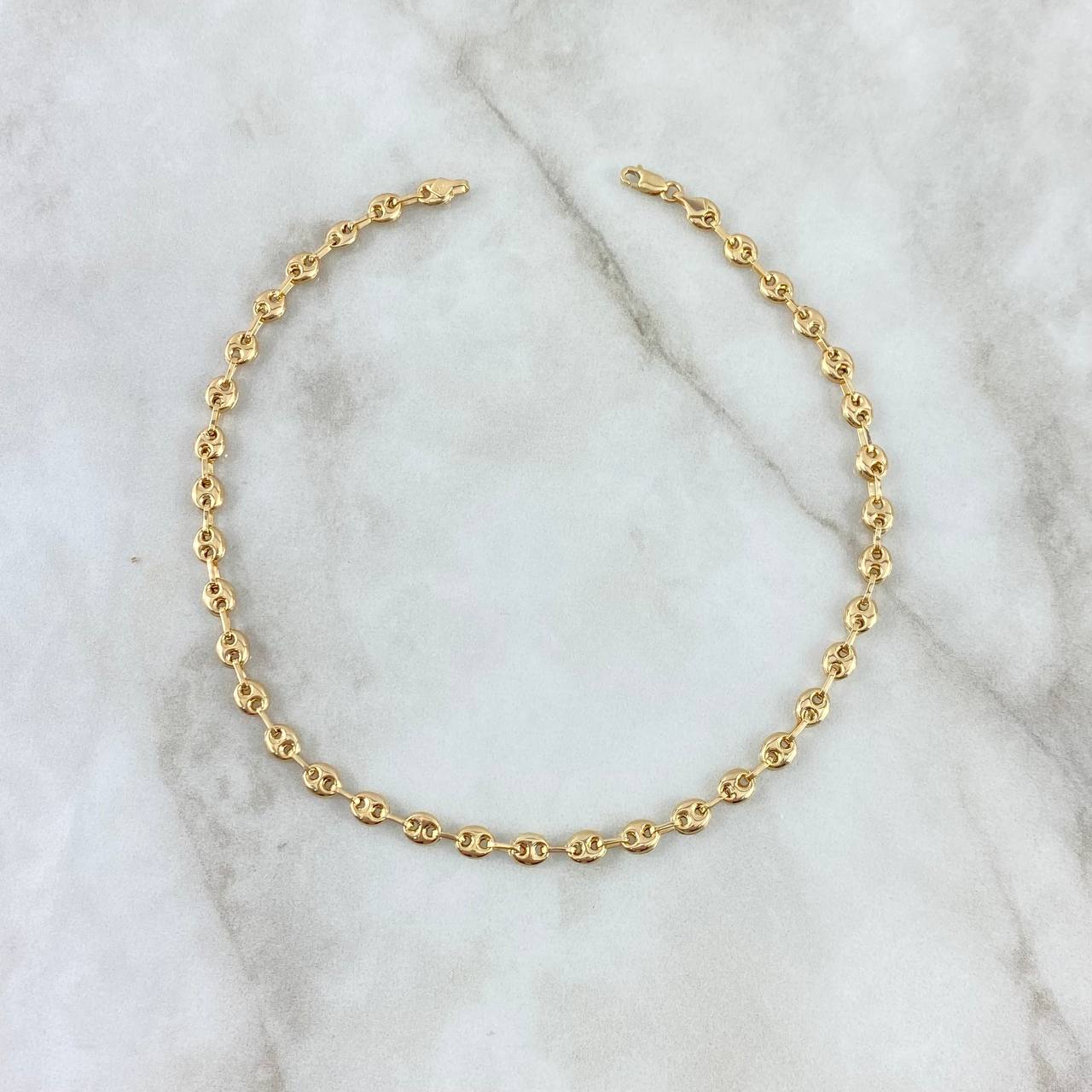 Ankle bracelet GC 4.6gr / 26cm / 4.4mm Yellow Gold ©