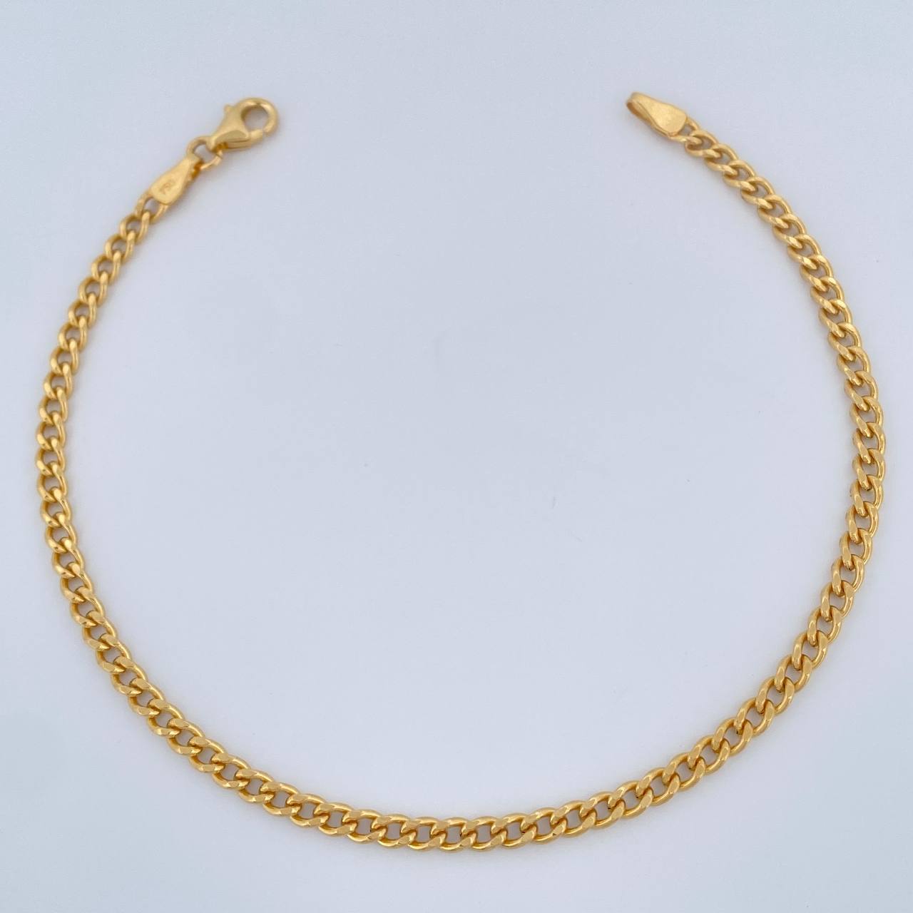 Pulso Cubana 2.9gr / 8 in / Oro Amarillo +1 18K &