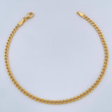 Pulso Cubana 2.55gr / 7 1/2 in / Oro Amarillo +1 18K &