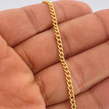 Pulso Cubana 2.25gr / 7 1/4 in / Oro Amarillo +1 18K &