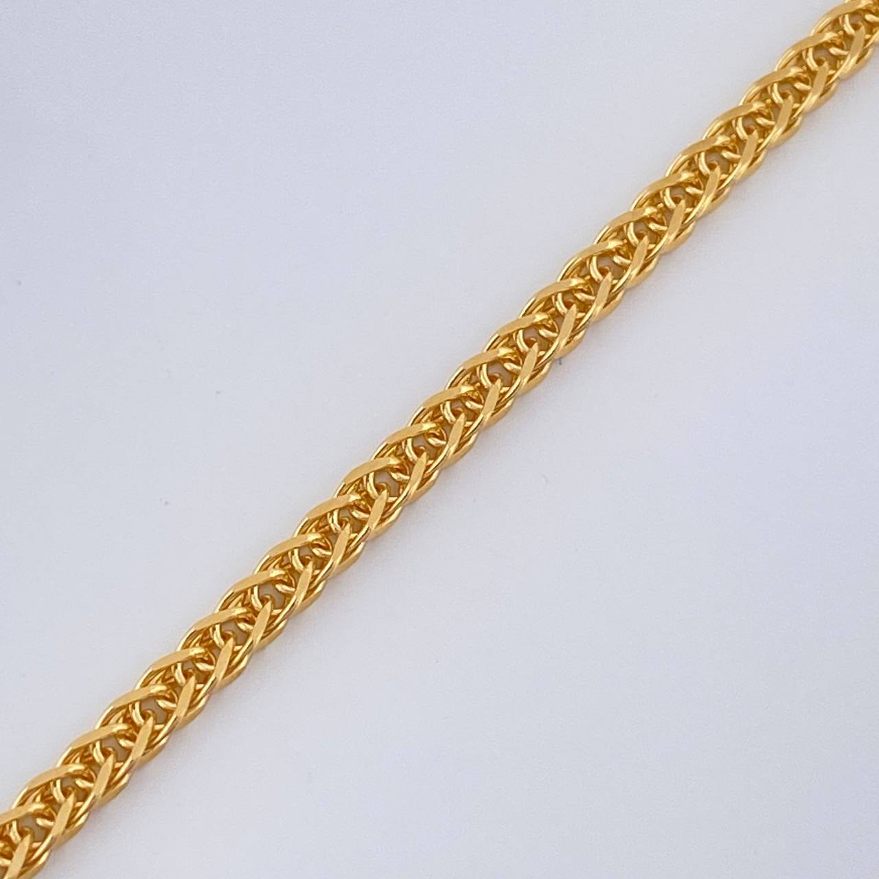 Franco Bracelet 2.3gr / 7 1/2 in / 18K Gold +3