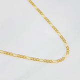 Cadena Fígaro 1.75g / 24 in / 1.9mm Oro Amarillo 18K