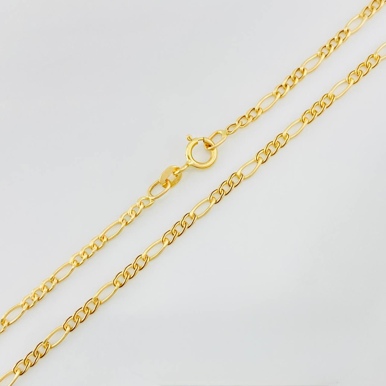 Cadena Fígaro 1.75g / 24 in / 1.9mm Oro Amarillo 18K