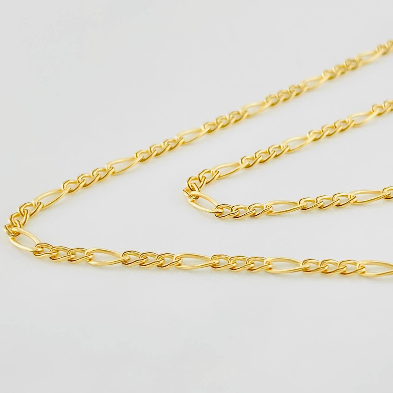 Cadena Fígaro 1.75g / 24 in / 1.9mm Oro Amarillo 18K