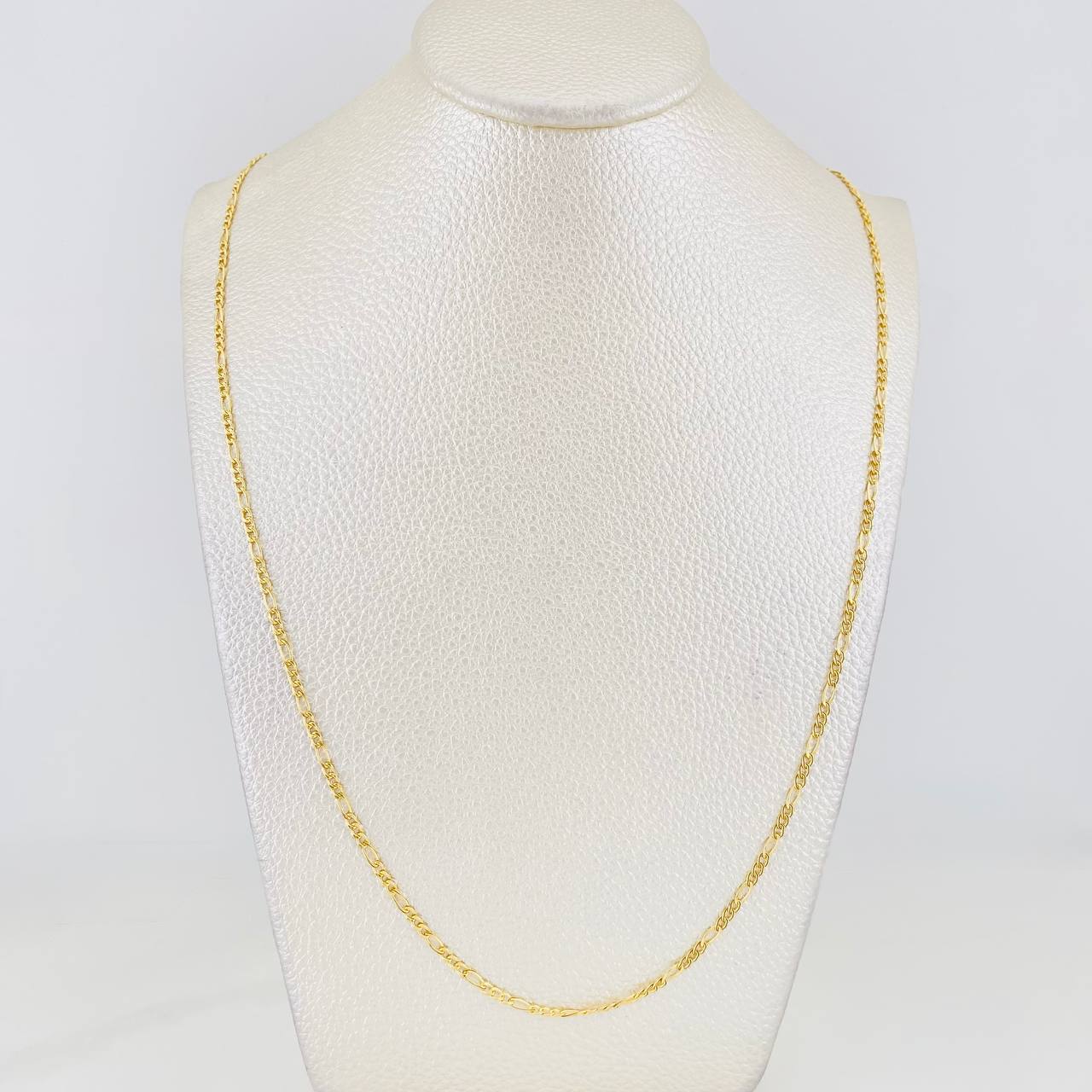 Cadena Fígaro 1.75g / 24 in / 1.9mm Oro Amarillo 18K