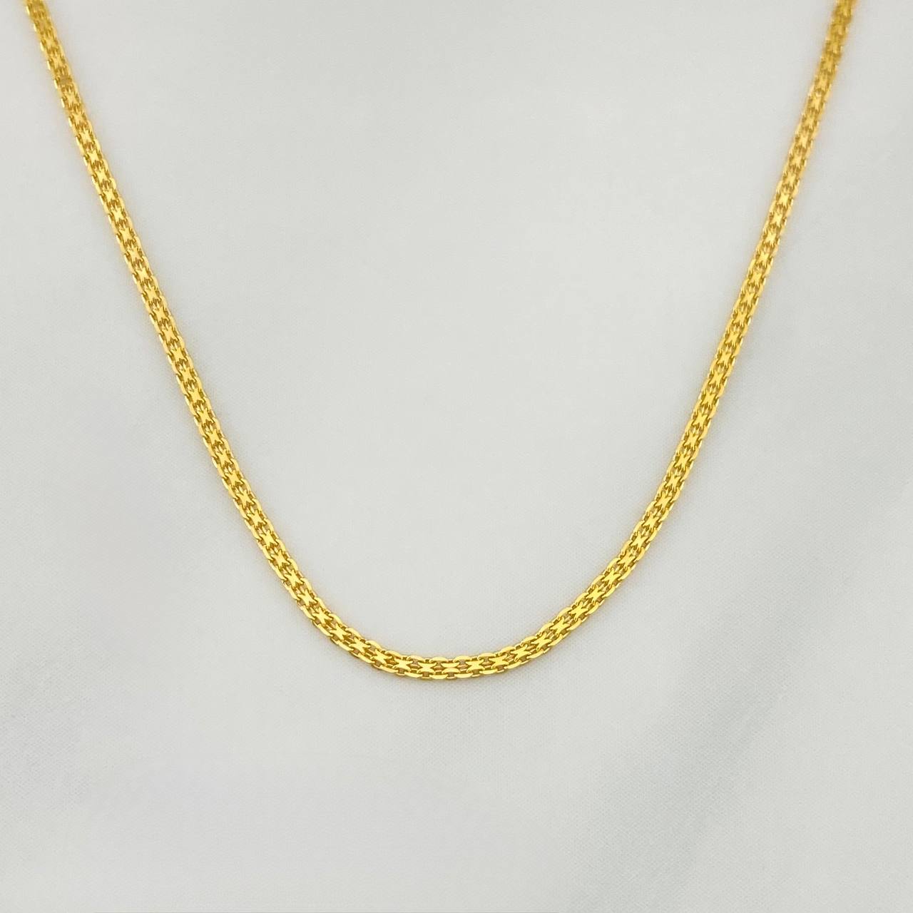 Cadena China 2g / 24 in / 1.05mm Oro Amarillo 18K